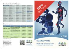 Culture-Independent Diagnosis of Bacterial and Fungal DNA in Blood, Other Body Fluids and Tissues
