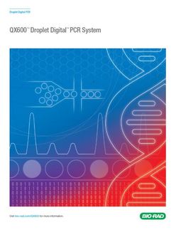 RNA Therapeutics: Ultrasensitive detection and absolute quantification with Droplet Digital PCR